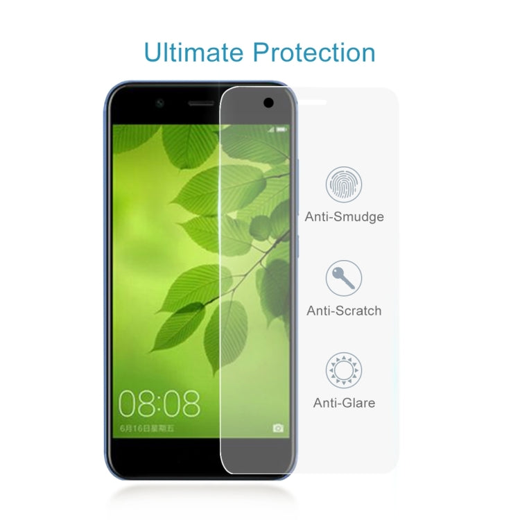 100 PCS for Huawei nova 2 Lite 0.26mm 9H Surface Hardness 2.5D Explosion-proof Tempered Glass Screen Film, For nova 2 Lite