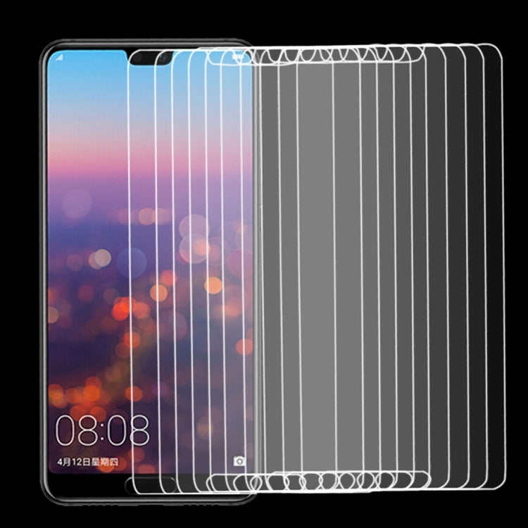 10 PCS for Huawei P20 0.26mm 9H Surface Hardness 2.5D Explosion-proof Tempered Glass Screen Film, For P20