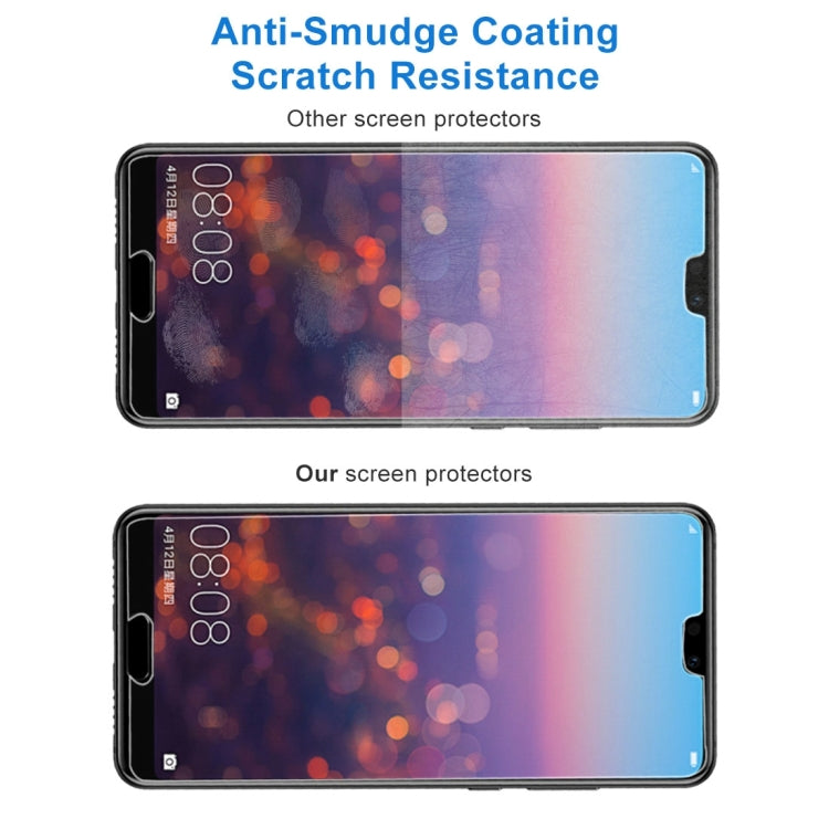 50 PCS for Huawei P20 0.26mm 9H Surface Hardness 2.5D Explosion-proof Tempered Glass Screen Film, No Retail Package, For P20