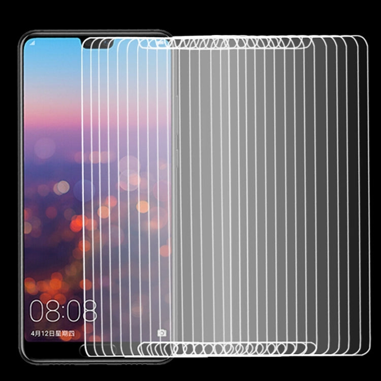50 PCS for Huawei P20 0.26mm 9H Surface Hardness 2.5D Explosion-proof Tempered Glass Screen Film, No Retail Package, For P20