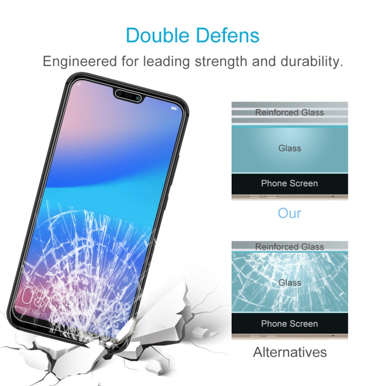 For Huawei P20 Lite 0.26mm 9H Surface Hardness 2.5D Explosion-proof Tempered Glass Screen Film, For P20 Lite