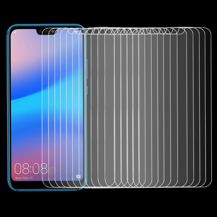 50 PCS for Huawei P20 Lite 0.26mm 9H Surface Hardness 2.5D Explosion-proof Tempered Glass Screen Film, No Retail Package, For P20 Lite