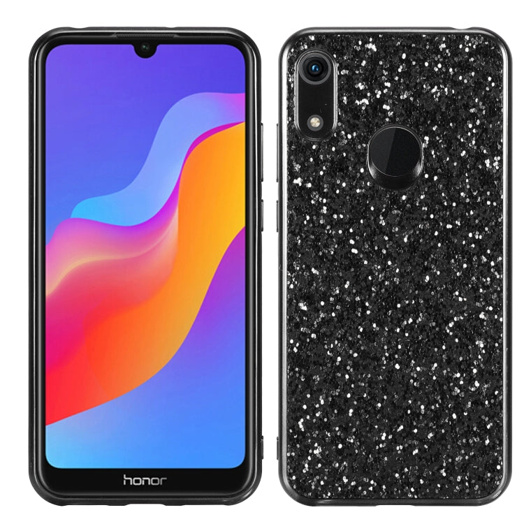 Glittery Powder Shockproof TPU Case for Huawei Honor Play 8A, For Huawei Honor 8A