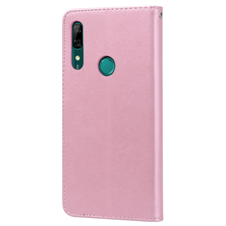 Rose Embossed Horizontal Flip PU Leather Case for Huawei P Smart Z, with Holder & Card Slots & Wallet, For Huawei P Smart Z