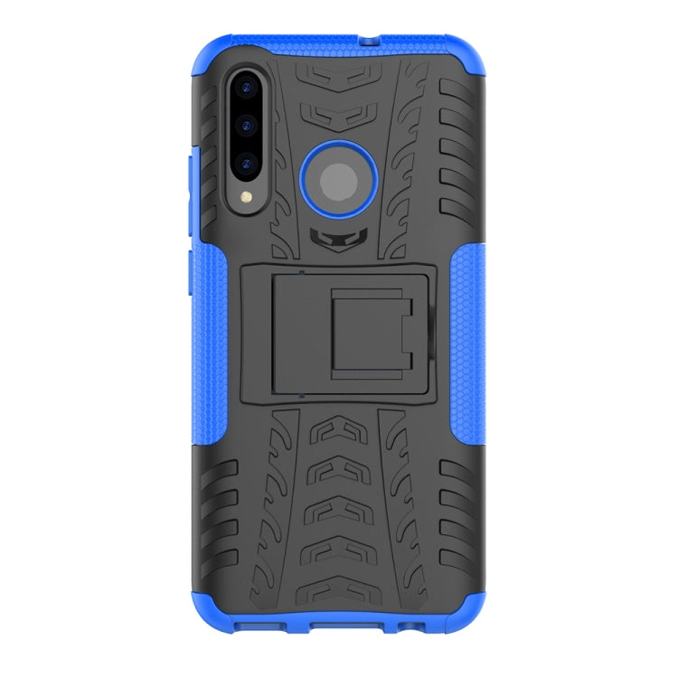 Tire Texture TPU+PC Shockproof Case for Huawei P Smart+ 2019, with Holder, For Huawei P Smart+ 2019