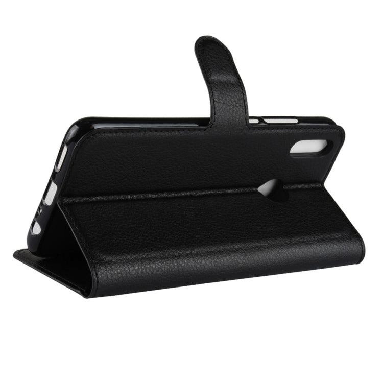 Litchi Texture Horizontal Flip Leather Case for Huawei Honor 8X, with Holder & Card Slots & Wallet & Photo Frame, Huawei Honor 8X