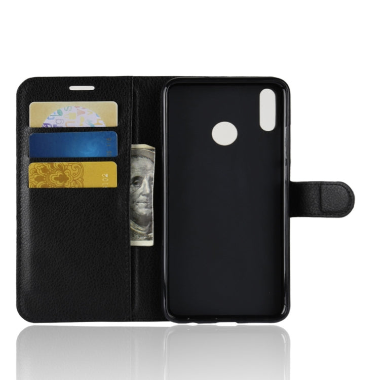 Litchi Texture Horizontal Flip Leather Case for Huawei Honor 8X, with Holder & Card Slots & Wallet & Photo Frame, Huawei Honor 8X