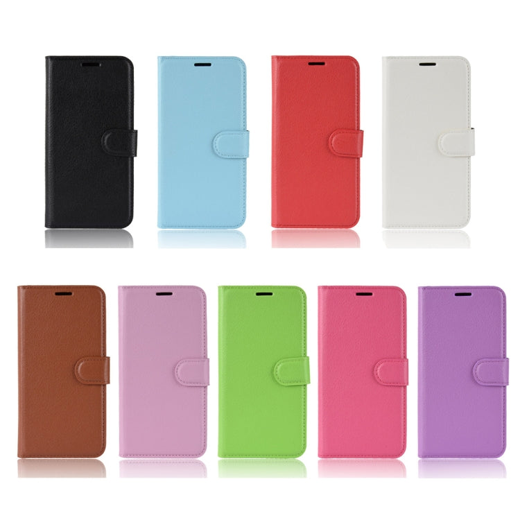Litchi Texture Horizontal Flip Leather Case for Huawei Honor 8X, with Holder & Card Slots & Wallet & Photo Frame, Huawei Honor 8X