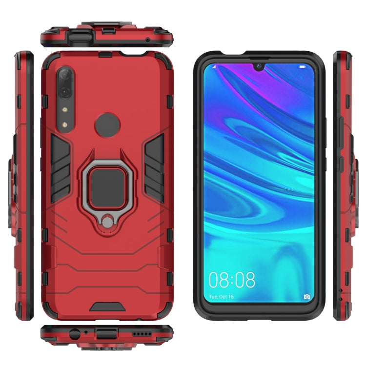 PC + TPU Shockproof Protective Case for Huawei P Smart Z / Y9 Prime (2019), with Magnetic Ring Holder, For Huawei P Smart Z / Y9 Prime (2019)