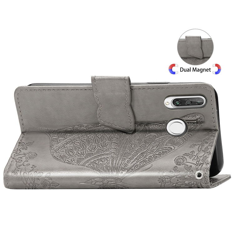 Butterfly Love Flowers Embossing Horizontal Flip Leather Case for Huawei P30 Lite / Nova 4e, with Holder & Card Slots & Wallet & Lanyard, For Huawei P30 Lite / Nova 4e