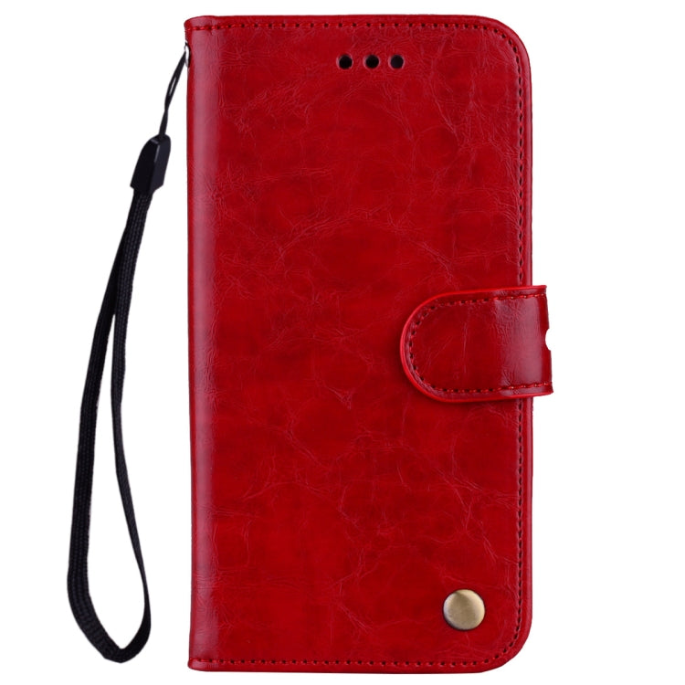 Business Style Oil Wax Texture Horizontal Flip Leather Case for Huawei Honor 10, with Holder & Card Slots & Wallet, For Huawei Honor 10