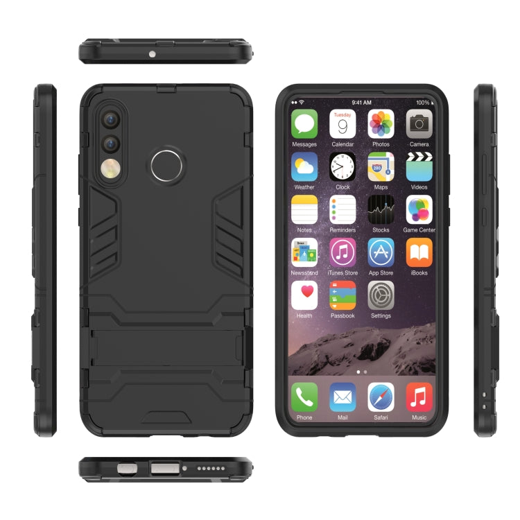 Shockproof PC + TPU Case for Huawei P30 Lite, with Holder, For Huawei P30 Lite