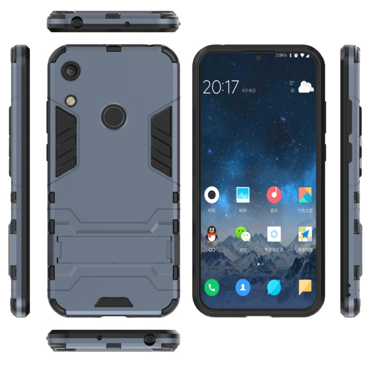 Shockproof PC + TPU Case for Huawei Honor 8A, with Holder, For Huawei Honor 8A, For Honor 8A