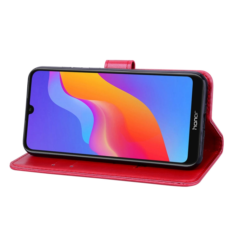 Rose Embossed Horizontal Flip PU Leather Case for Huawei Honor 8A/Y6 2019, with Holder & Card Slots & Wallet, For Honor 8A/Y6 Pro 2019, For Huawei Honor 8A/Y6 Pro 2019, Huawei Honor 8A/Y6 Pro 2019