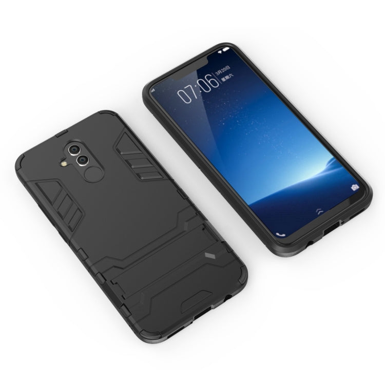 Shockproof PC + TPU Case for Huawei Mate 20 Lite, with Holder, For Huawei Mate 20 Lite