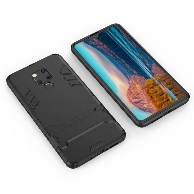 Shockproof PC + TPU Case for Huawei Mate 20 X, with Holder, For Huawei Mate 20 X