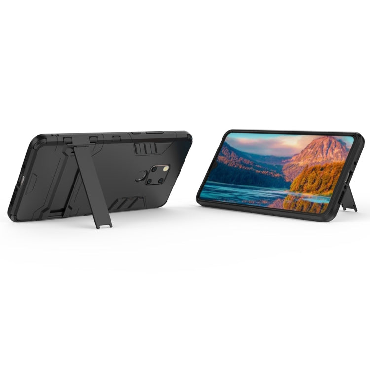 Shockproof PC + TPU Case for Huawei Mate 20 X, with Holder, For Huawei Mate 20 X