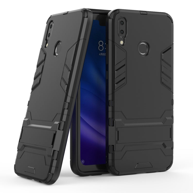 Shockproof PC + TPU Case for Huawei Y9 (2019) / Enjoy 9 Plus, with Holder, For Huawei Y9 (2019) / Enjoy 9 Plus