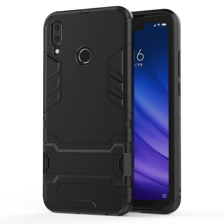 Shockproof PC + TPU Case for Huawei Y9 (2019) / Enjoy 9 Plus, with Holder, For Huawei Y9 (2019) / Enjoy 9 Plus