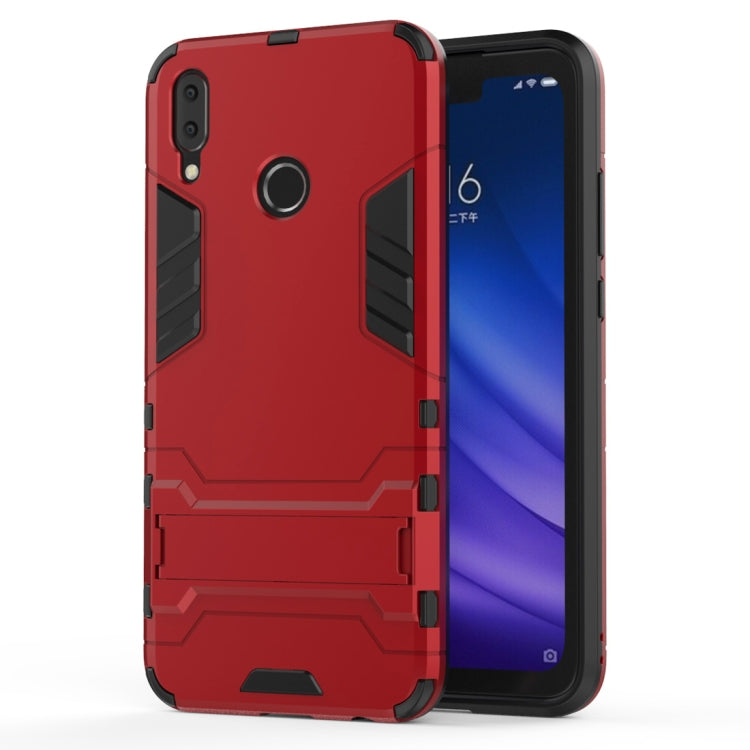 Shockproof PC + TPU Case for Huawei Y9 (2019) / Enjoy 9 Plus, with Holder, For Huawei Y9 (2019) / Enjoy 9 Plus
