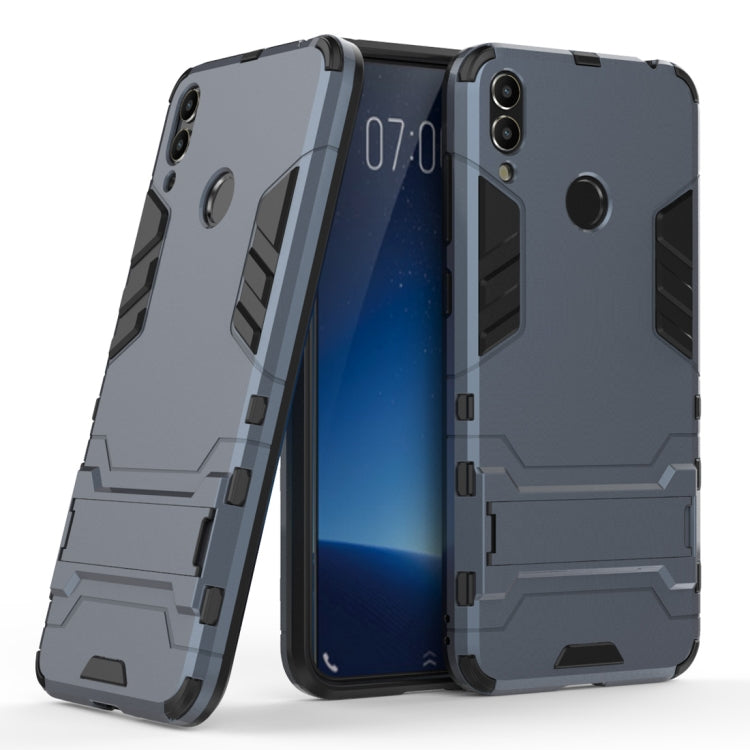 Shockproof PC + TPU Case for Huawei Honor 8C, with Holder, For Huawei Honor 8C