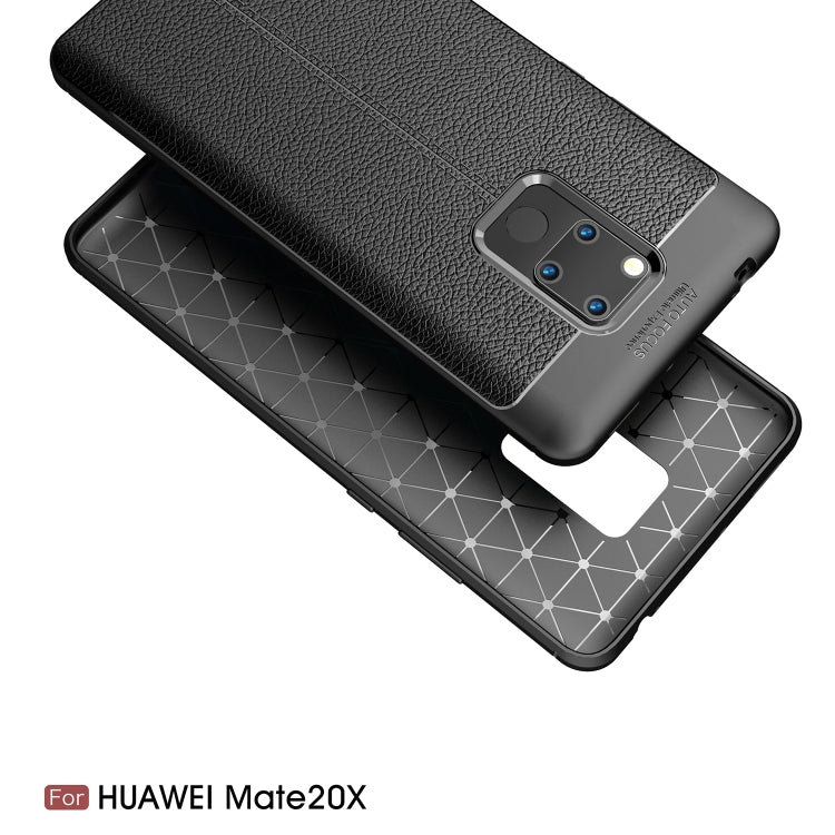 Litchi Texture TPU Shockproof Case for Huawei Mate 20 X, For Huawei Mate 20 X, For Mate 20 X