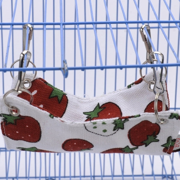Pet Canvas Hammock Nice And Warm Cat Hammock Hamster Mat Nest Pet Bed,Medium,Size:33*30cm,Random Color Delivery, Size:33*30cm
