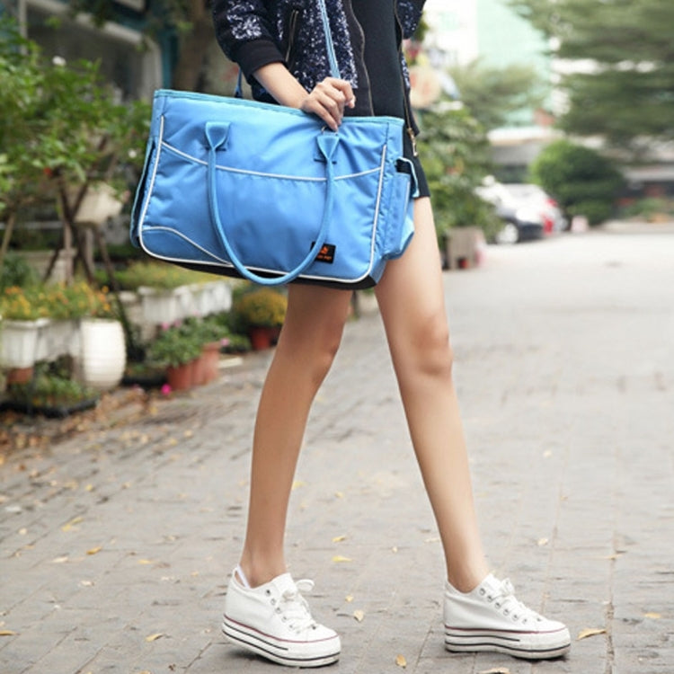 DODOPET TV-524 Portable Pet Handbag Shoulder Bag for Cat / Dog and Other Pets / Can Be Totally Enclosed Large, Size:51*34.5*21.5cm, Size: L Blue