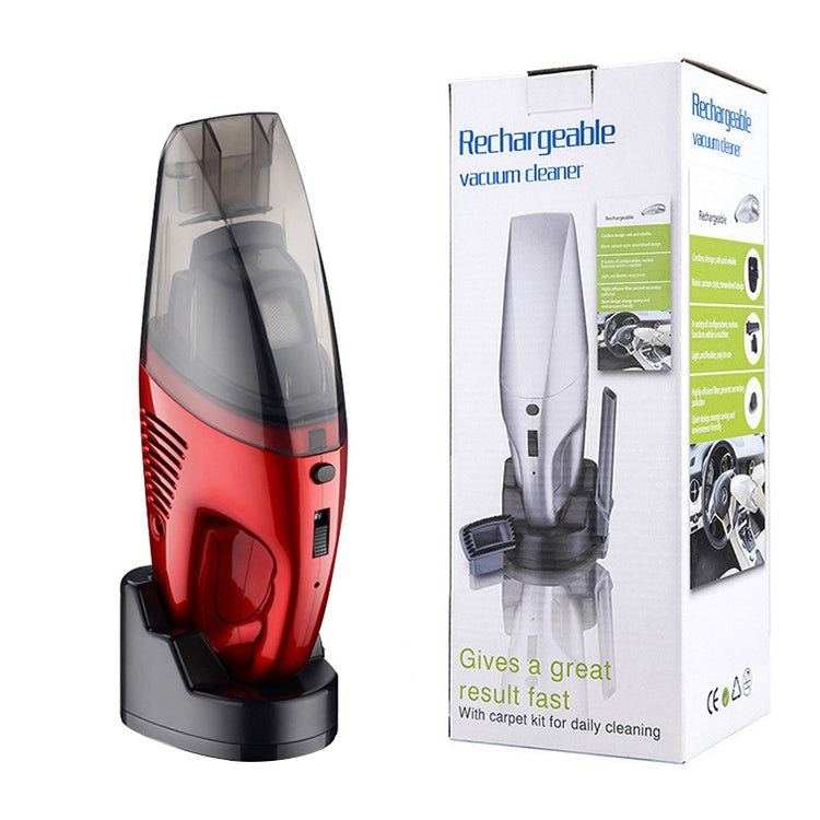 60W Rechargeable Car Household Portable Handheld Wireless Dry Wet Used Vacuum Cleaner, EU Plug, 60W
