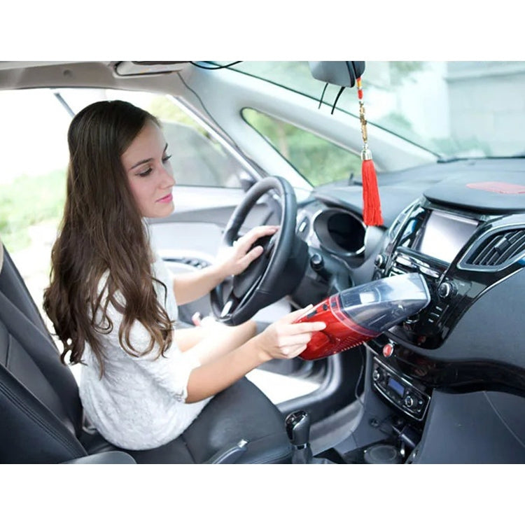 60W Rechargeable Car Household Portable Handheld Wireless Dry Wet Used Vacuum Cleaner, EU Plug, 60W