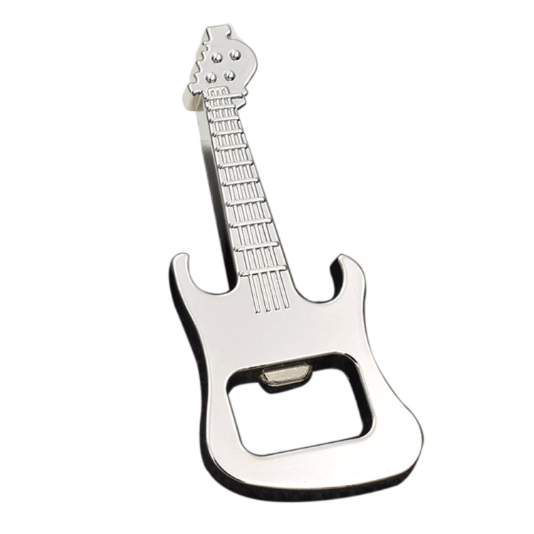 5 PCS Multi-function Guitar Bottle Opener Key Chain Car Key Pendant, Size: 8.5x3.5cm, Guitar shape
