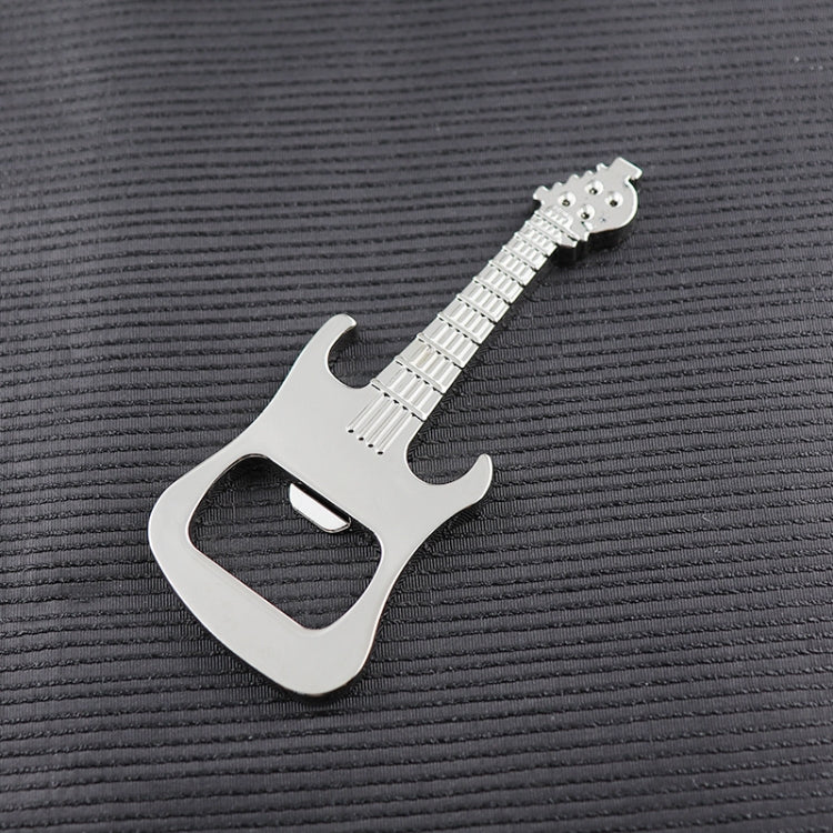 5 PCS Multi-function Guitar Bottle Opener Key Chain Car Key Pendant, Size: 8.5x3.5cm, Guitar shape