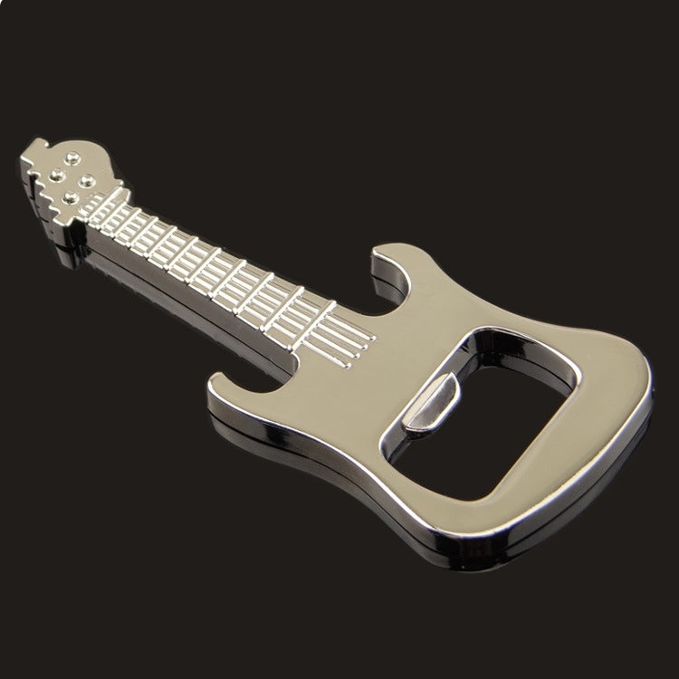 5 PCS Multi-function Guitar Bottle Opener Key Chain Car Key Pendant, Size: 8.5x3.5cm, Guitar shape