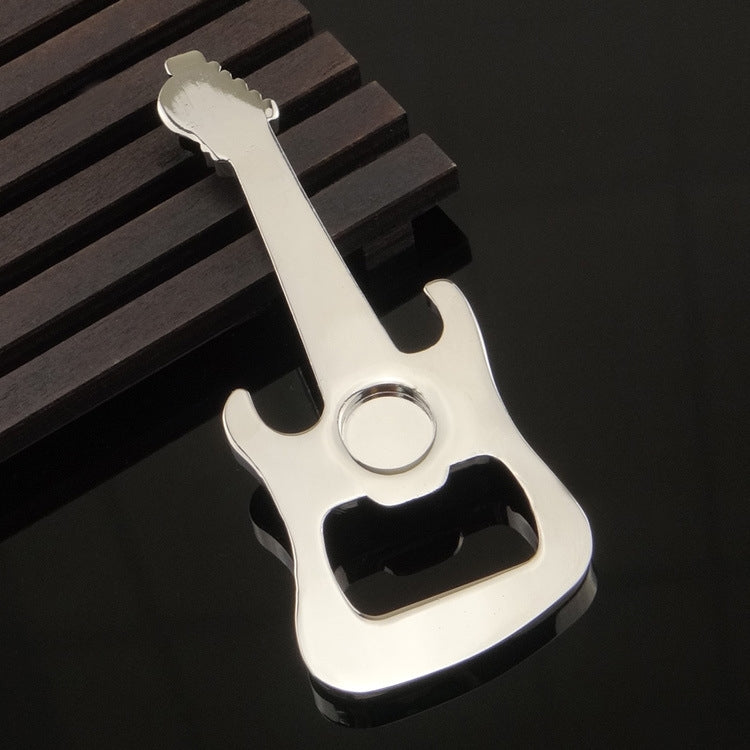 5 PCS Multi-function Guitar Bottle Opener Key Chain Car Key Pendant, Size: 8.5x3.5cm, Guitar shape