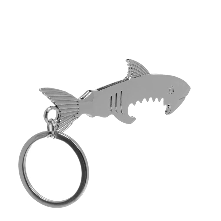 5 PCS Multi-function Shark Bottle Opener Key Chain Car Key Pendant, Size: 13.5x3cm, Shark shape