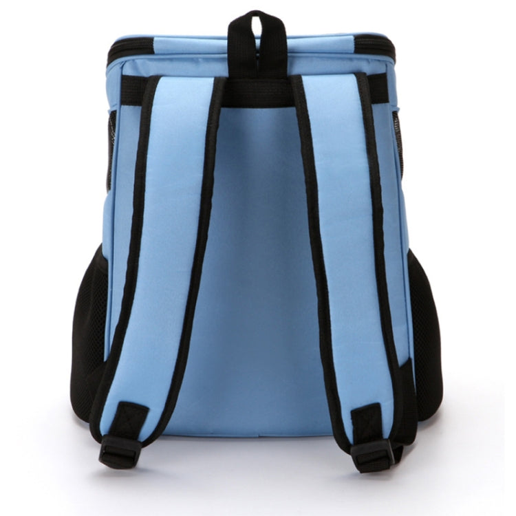 Portable Folding Nylon Breathable Pet Carrier Backpack, Size: 33 x 30 x 24cm, Size: 33 x 30 x 24cm Black, Size: 33 x 30 x 24cm Coffee, Size: 33 x 30 x 24cm Blue, Size: 33 x 30 x 24cm Red