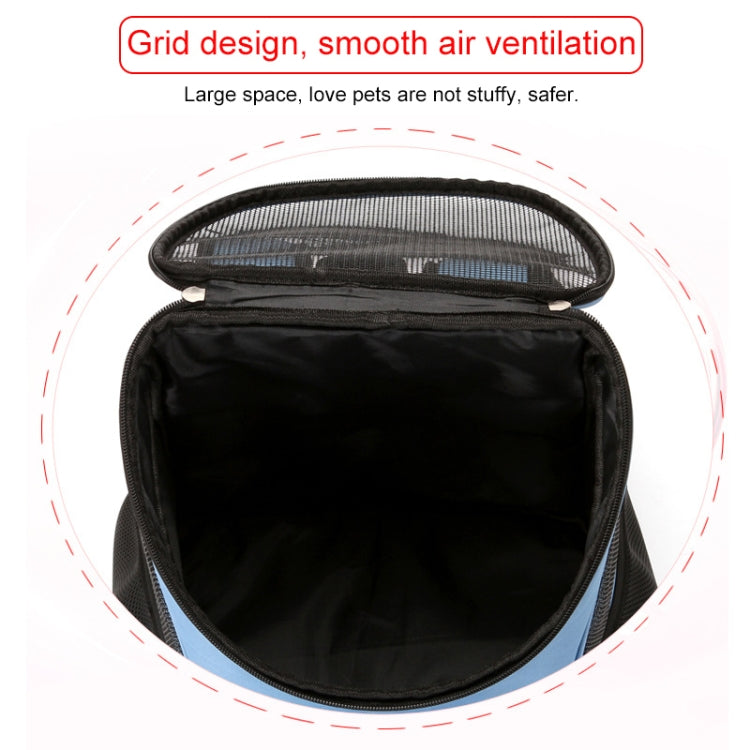 Portable Folding Nylon Breathable Pet Carrier Backpack, Size: 33 x 30 x 24cm, Size: 33 x 30 x 24cm Black, Size: 33 x 30 x 24cm Coffee, Size: 33 x 30 x 24cm Blue, Size: 33 x 30 x 24cm Red