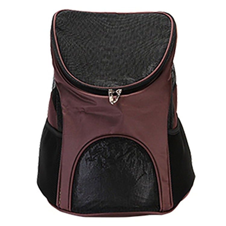 Portable Folding Nylon Breathable Pet Carrier Backpack, Size: 33 x 30 x 24cm, Size: 33 x 30 x 24cm Black, Size: 33 x 30 x 24cm Coffee, Size: 33 x 30 x 24cm Blue, Size: 33 x 30 x 24cm Red