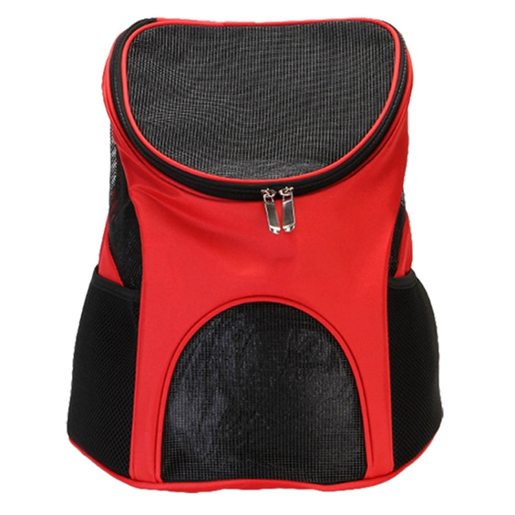 Portable Folding Nylon Breathable Pet Carrier Backpack, Size: 33 x 30 x 24cm, Size: 33 x 30 x 24cm Black, Size: 33 x 30 x 24cm Coffee, Size: 33 x 30 x 24cm Blue, Size: 33 x 30 x 24cm Red