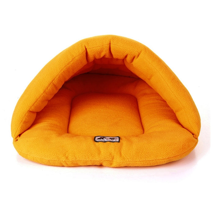 Slipper Shape Polar Fleece Warm Thicken Pet Dogs Cats House Size: L, 58×68×32cm, Size: L