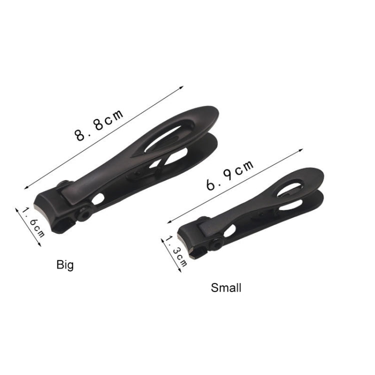 Nail Art Tool Nail Clipper Stainless Steel Nail Nipper, Size: L, 8.8 x 1.6cm, Size: 8.8 x 1.6cm (Silver)