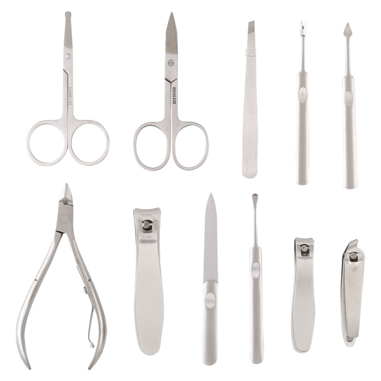 11 In 1 Classic Fashion Nail Care Clipper Pedicure Manicure Kits, 11 In 1