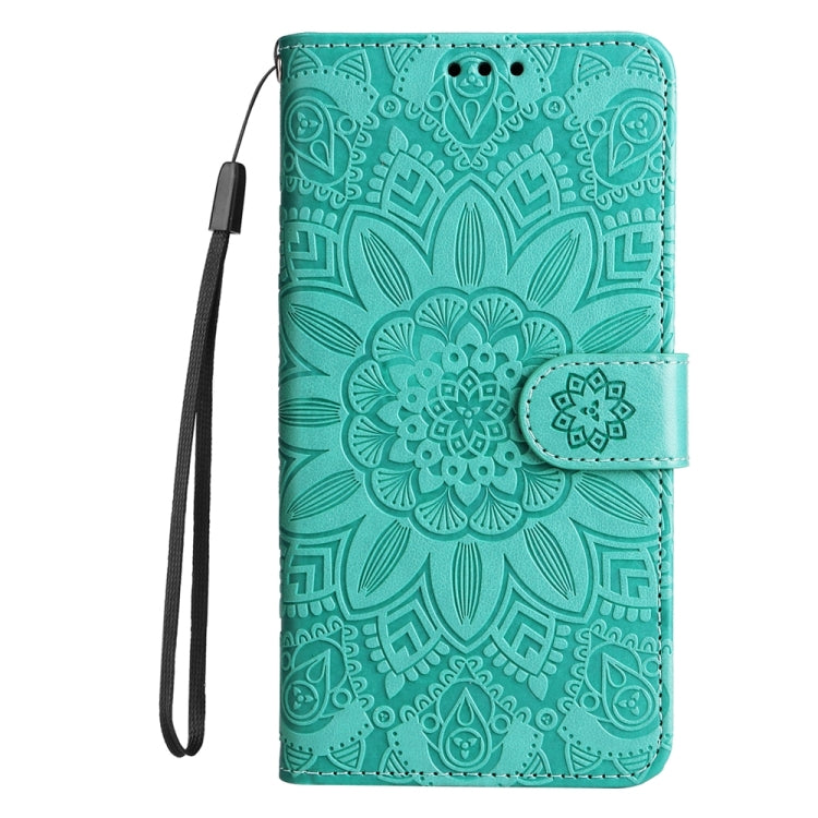 For Huawei nova 11i / Maimang 20 5G / Enjoy 60 Pro Embossed Sunflower Leather Phone Case