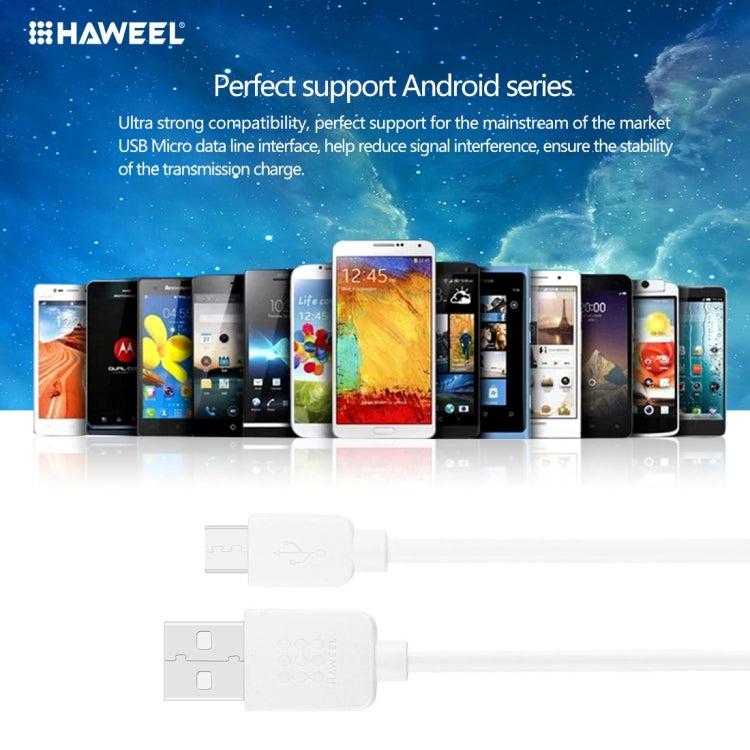 HAWEEL 1m High Speed 35 Cores Micro USB to USB Data Sync Charging Cable, 35 Cores Micro USB 1m, Micro USB 1m