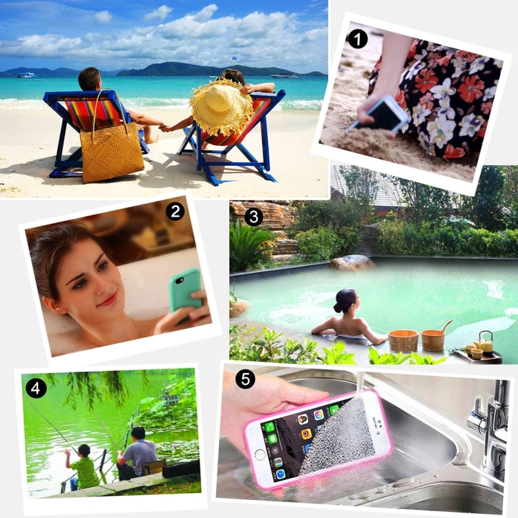 HAWEEL for iPhone 6 Plus & 6s Plus Tridimensional Diamond Pattern 3ATM Life Waterproof Protective Case, For 6P & 6sP (3ATM)