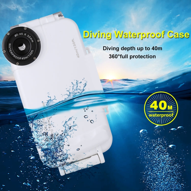 HAWEEL 40m/130ft Diving Case for iPhone 7 & 8, Photo Video Taking Underwater Housing Cover, For iPhone 8 & 7