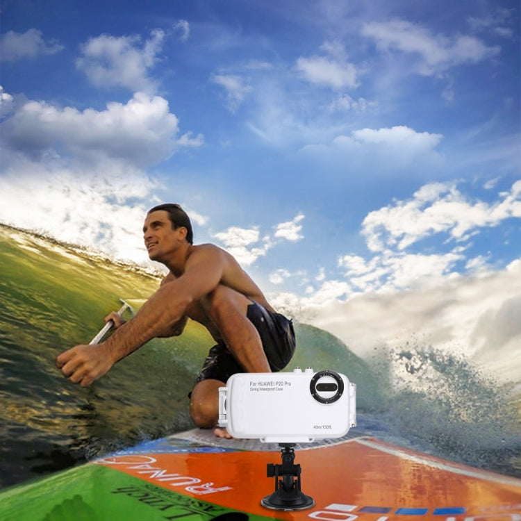 HAWEEL 40m/130ft Waterproof Diving Case for Huawei P20 Pro, Photo Video Taking Underwater Housing Cover, For Huawei P20 Pro