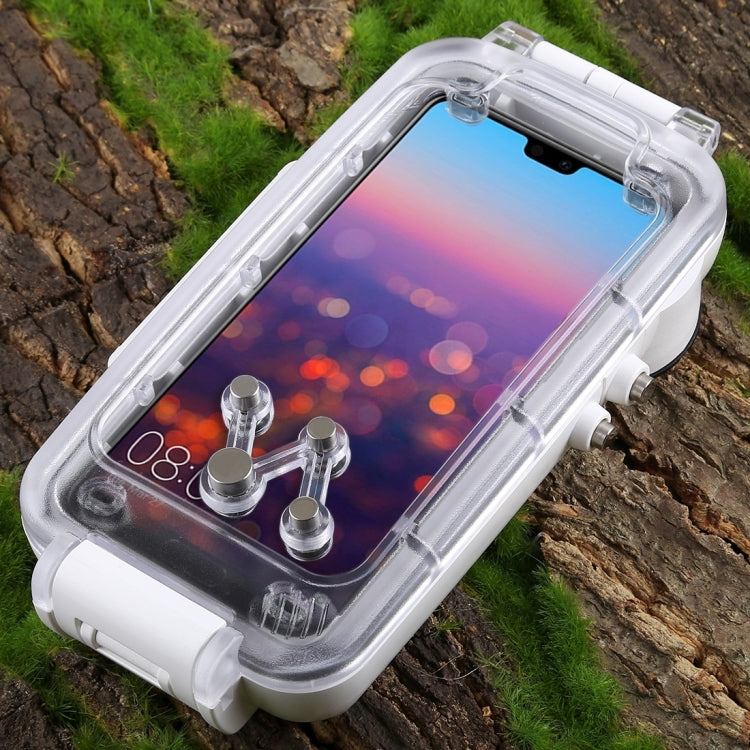 HAWEEL 40m/130ft Waterproof Diving Case for Huawei P20 Pro, Photo Video Taking Underwater Housing Cover, For Huawei P20 Pro