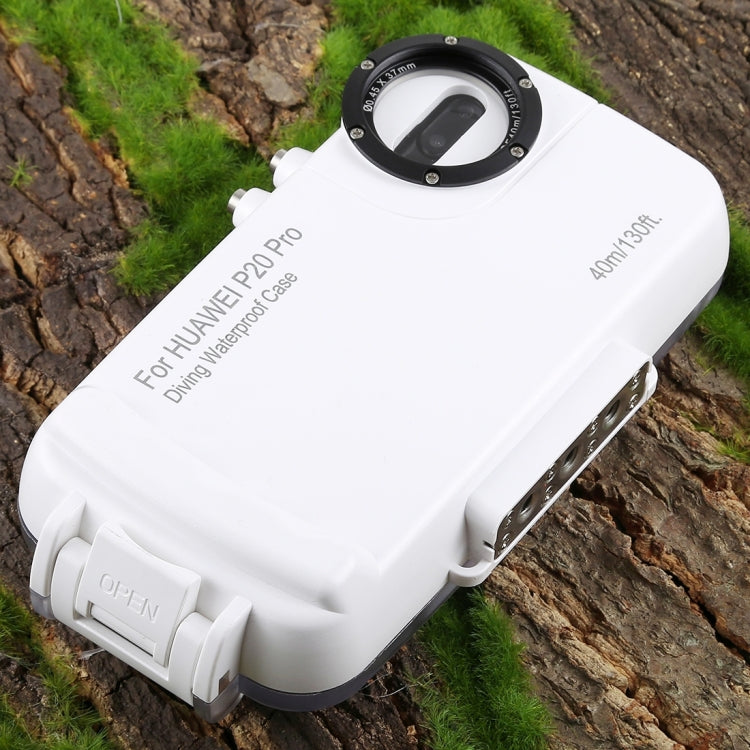 HAWEEL 40m/130ft Waterproof Diving Case for Huawei P20 Pro, Photo Video Taking Underwater Housing Cover, For Huawei P20 Pro