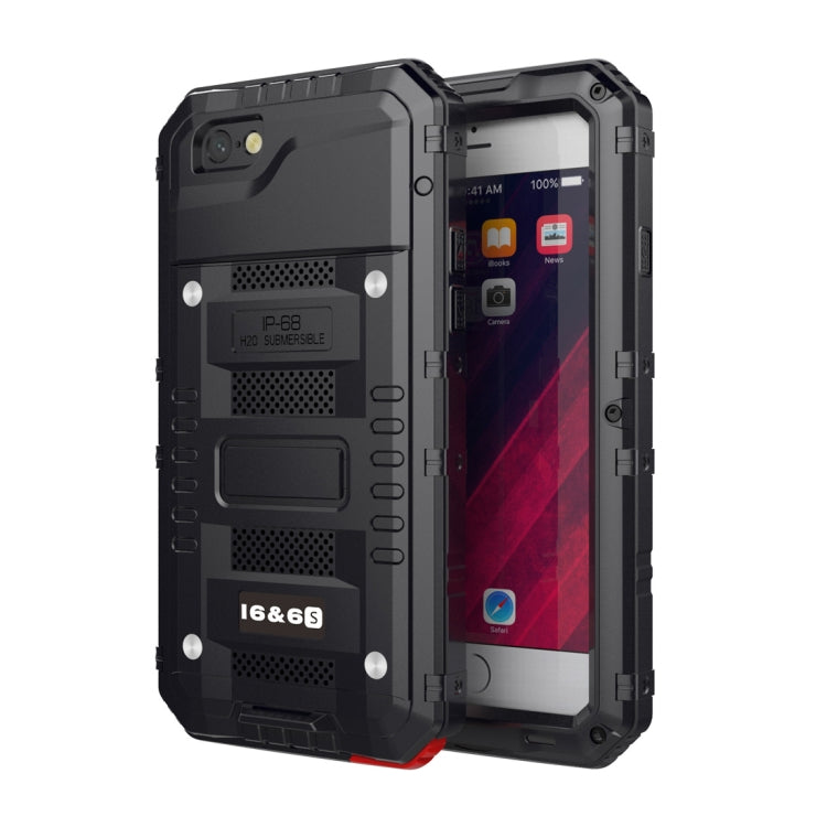 Waterproof Dustproof Shockproof Zinc Alloy + Silicone Case for iPhone 6 & 6s, iPhone 6 & 6s